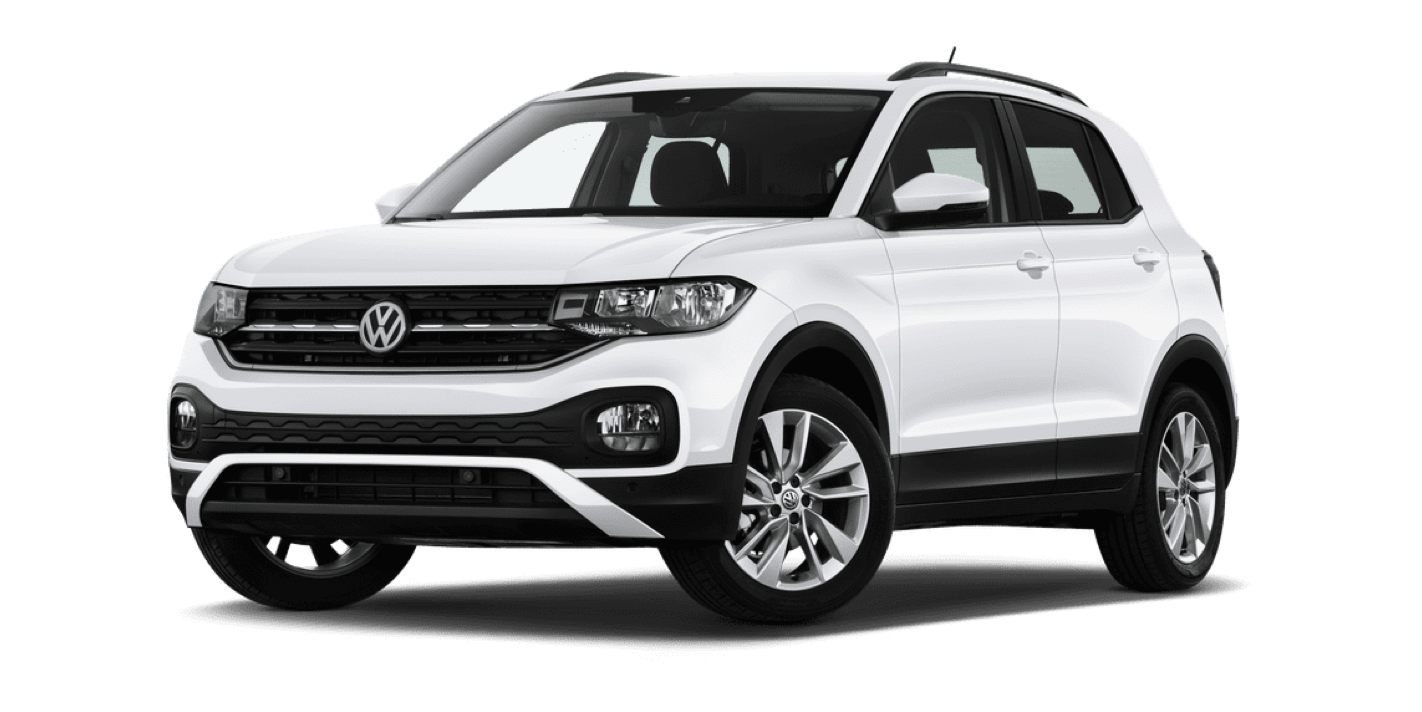 volkswagen tcross disponible en el servicio de alquiler de coches de alvemaco rent en Asturias